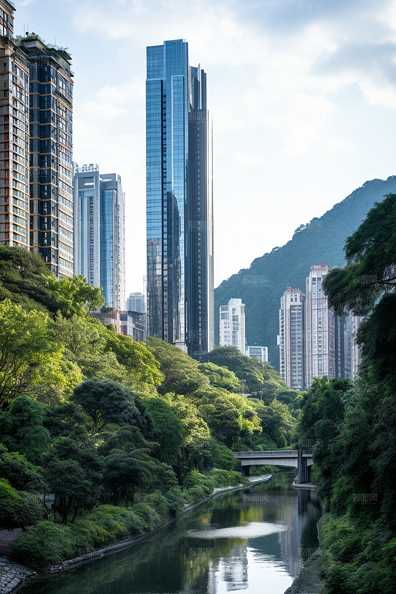 深圳城市风光国内游景色摄影图