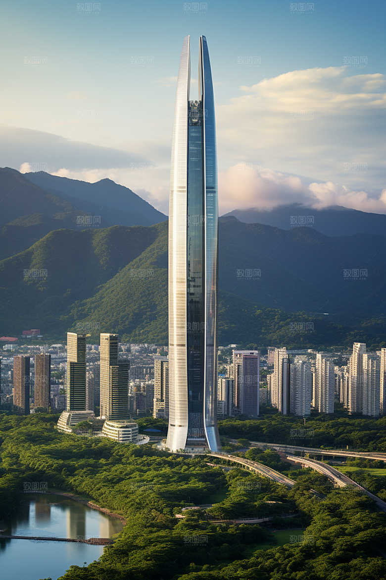 深圳城市风光都市旅行摄影图
