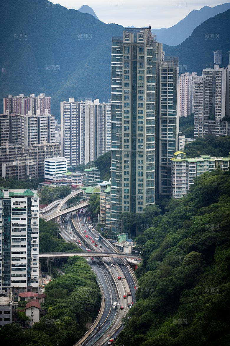 深圳城市风光景色都市摄影图
