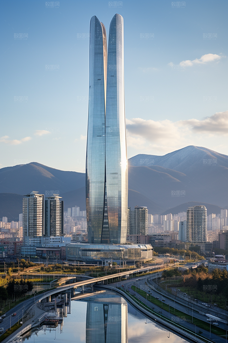 深圳城市风光旅行地标摄影图