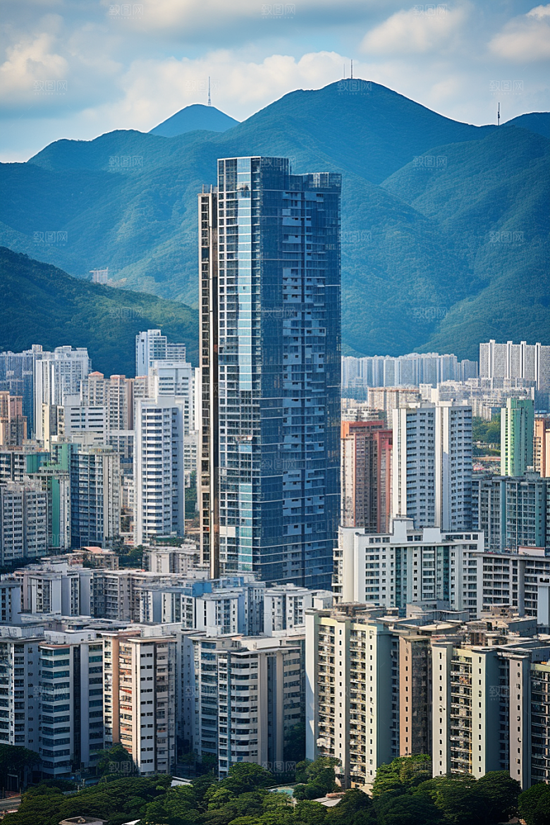 深圳城市风光旅游经济特区摄影图