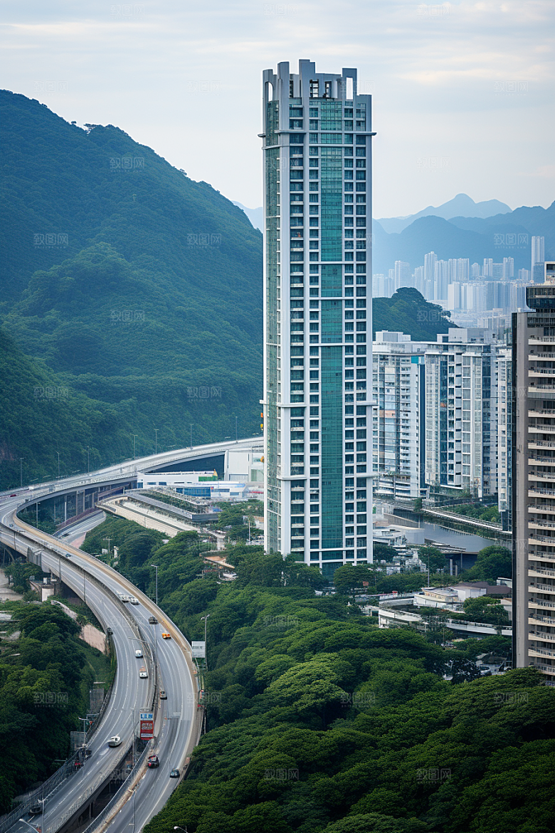 深圳城市风光国内游旅行摄影图