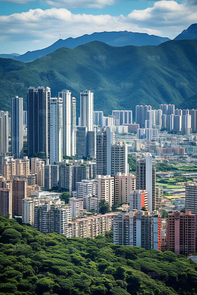 深圳城市风光都市旅行摄影图