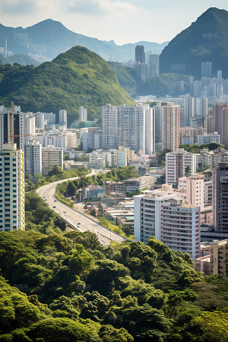 深圳城市风光经济特区国内游摄影图