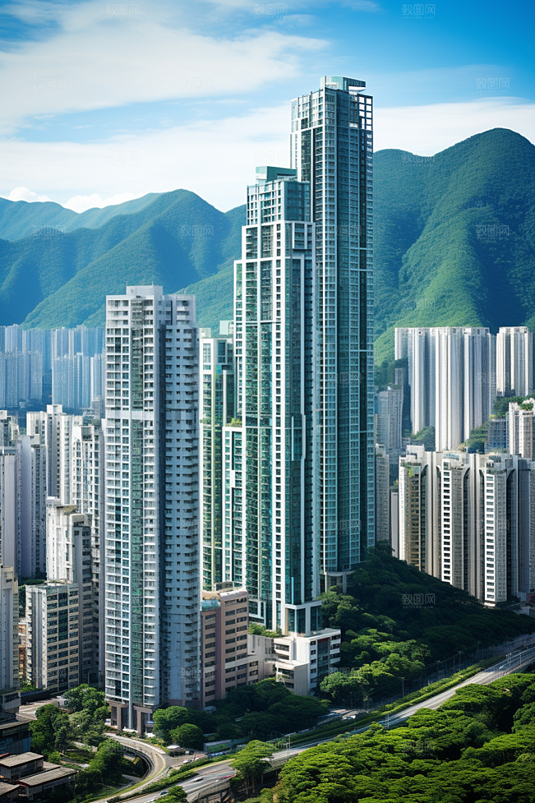 深圳城市风光都市高清摄影图