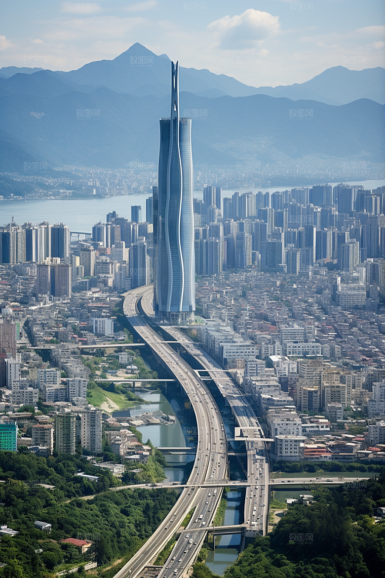 深圳城市风光高清旅游摄影图