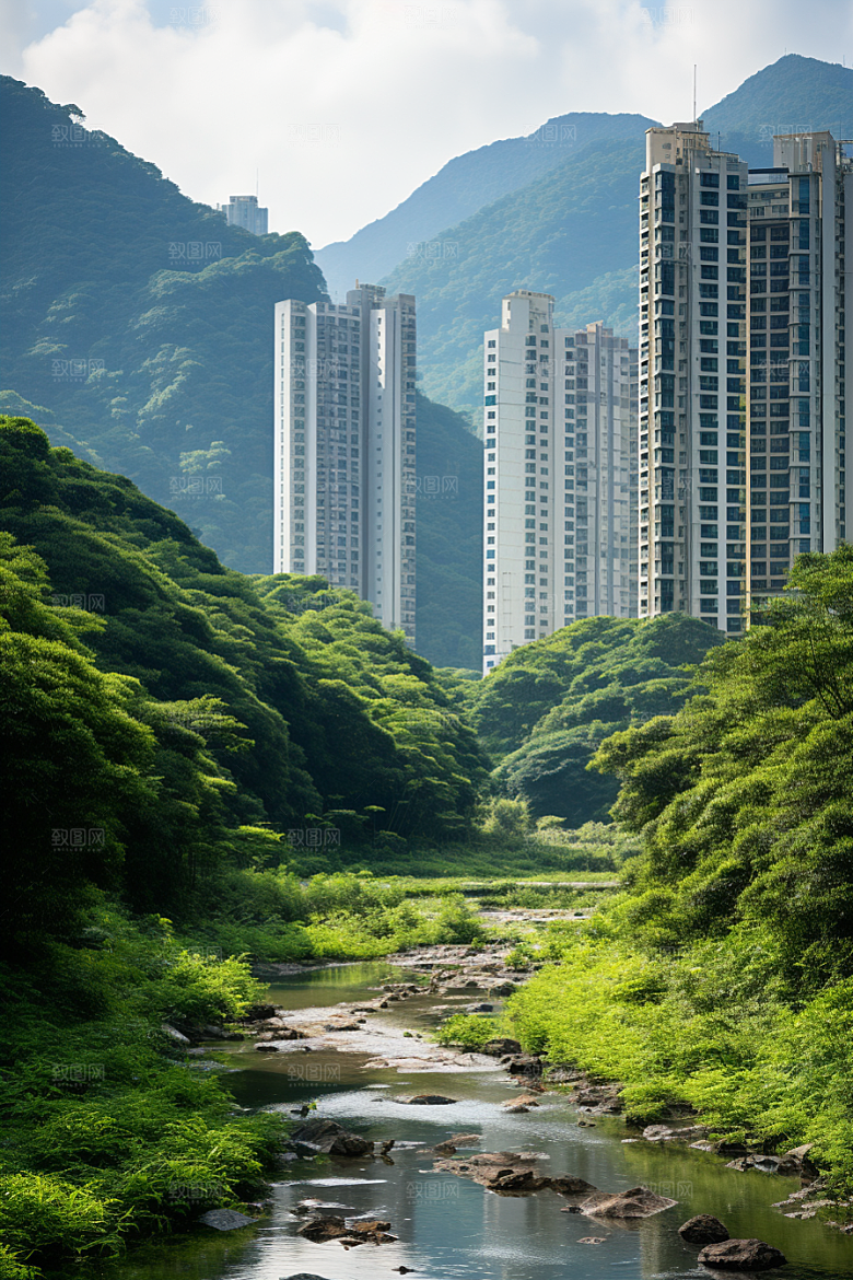 深圳城市风光都市旅行摄影图