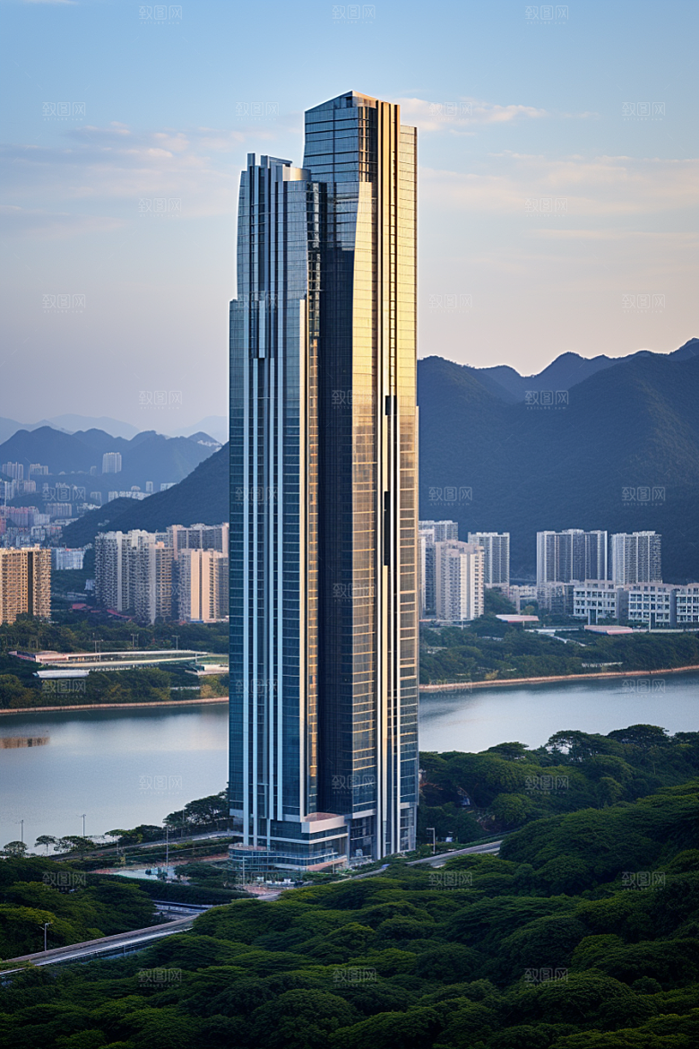 深圳城市风光高清旅行摄影图