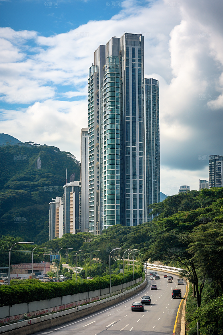 深圳城市风光景色风景摄影图