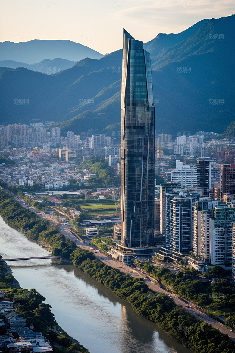 深圳城市风光国内游都市摄影图
