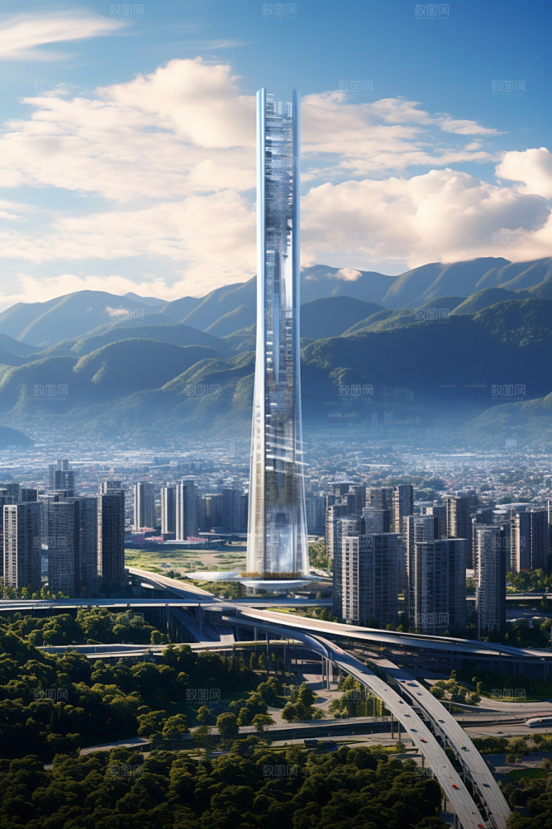 深圳城市风光国内游旅行摄影图