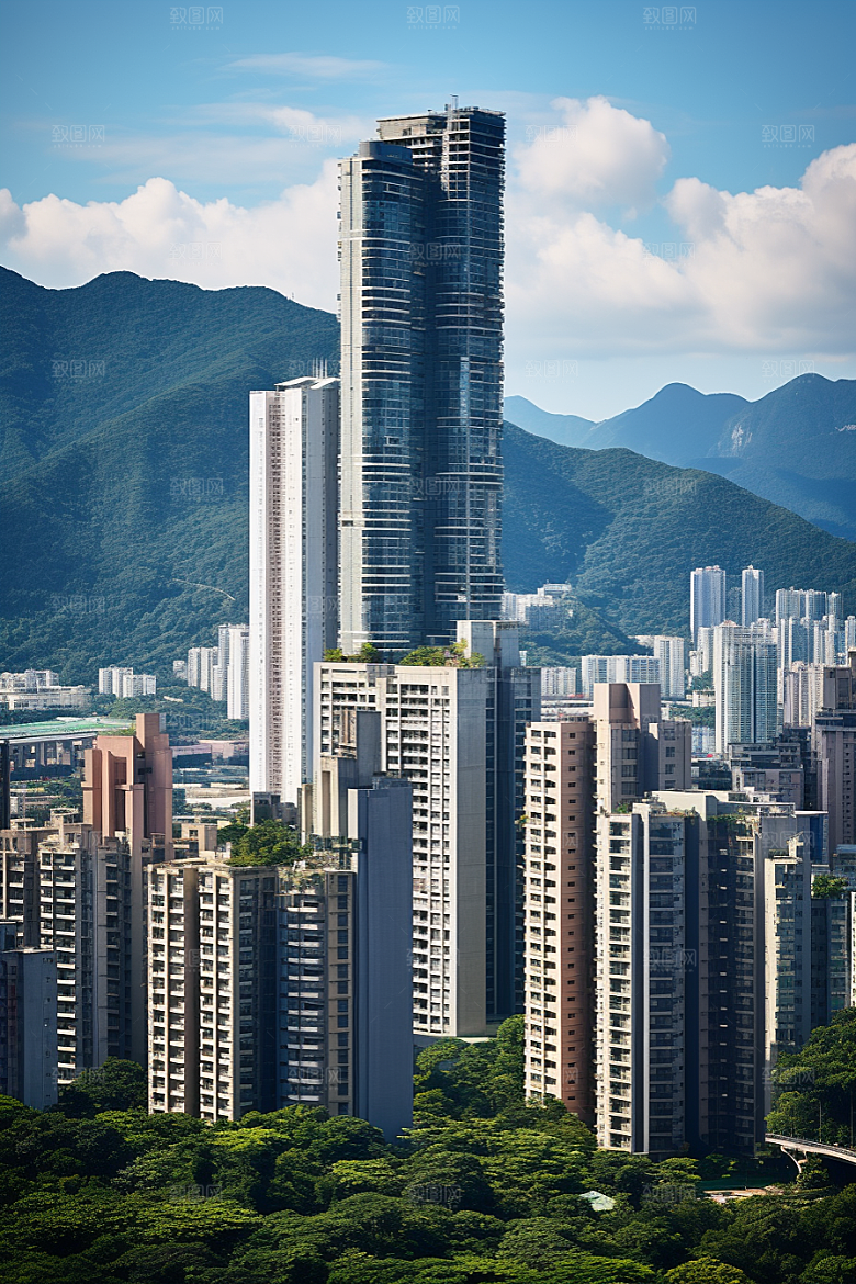 深圳城市风光旅行旅游摄影图
