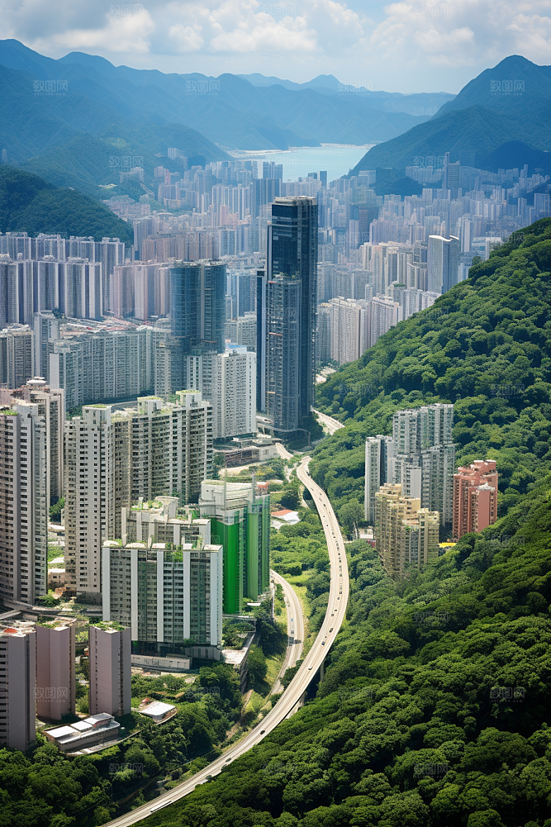 深圳城市风光风景地标摄影图