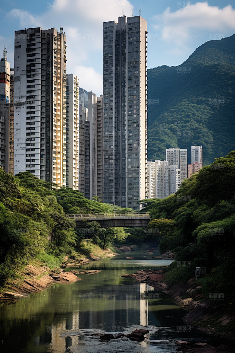 深圳城市风光高清经济特区摄影图