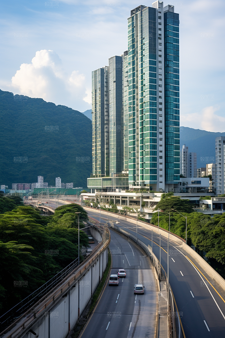 深圳城市风光新城经济特区摄影图