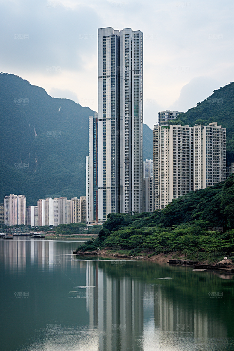 深圳城市风光高清经济特区摄影图