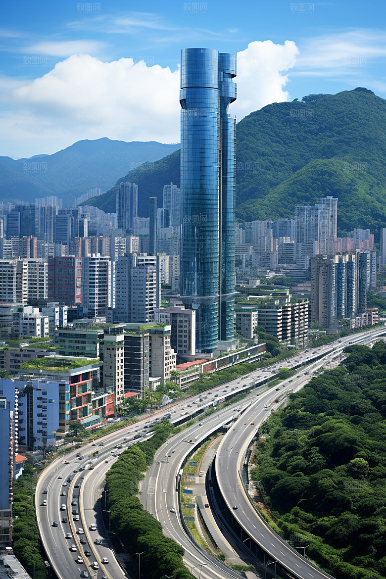 深圳城市风光高清国内游摄影图