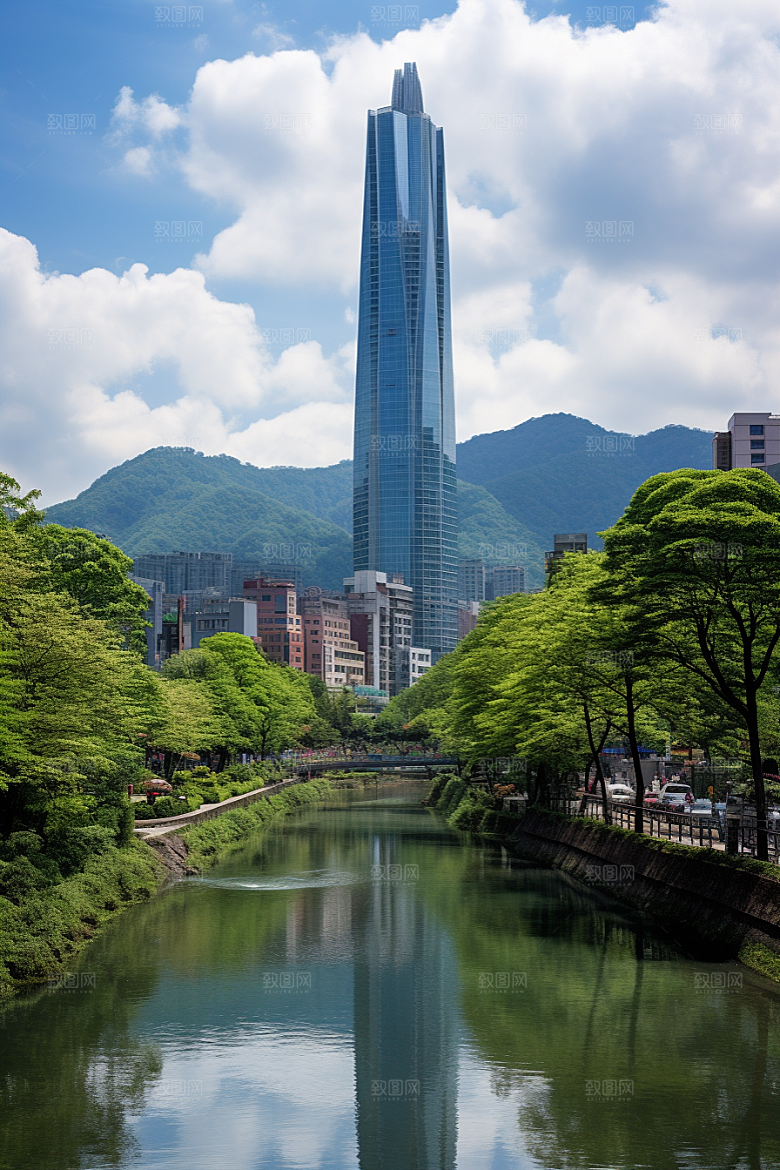 深圳城市风光高清经济特区摄影图