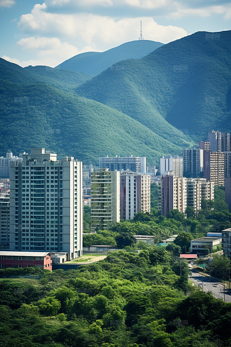 深圳城市风光国内游旅游摄影图