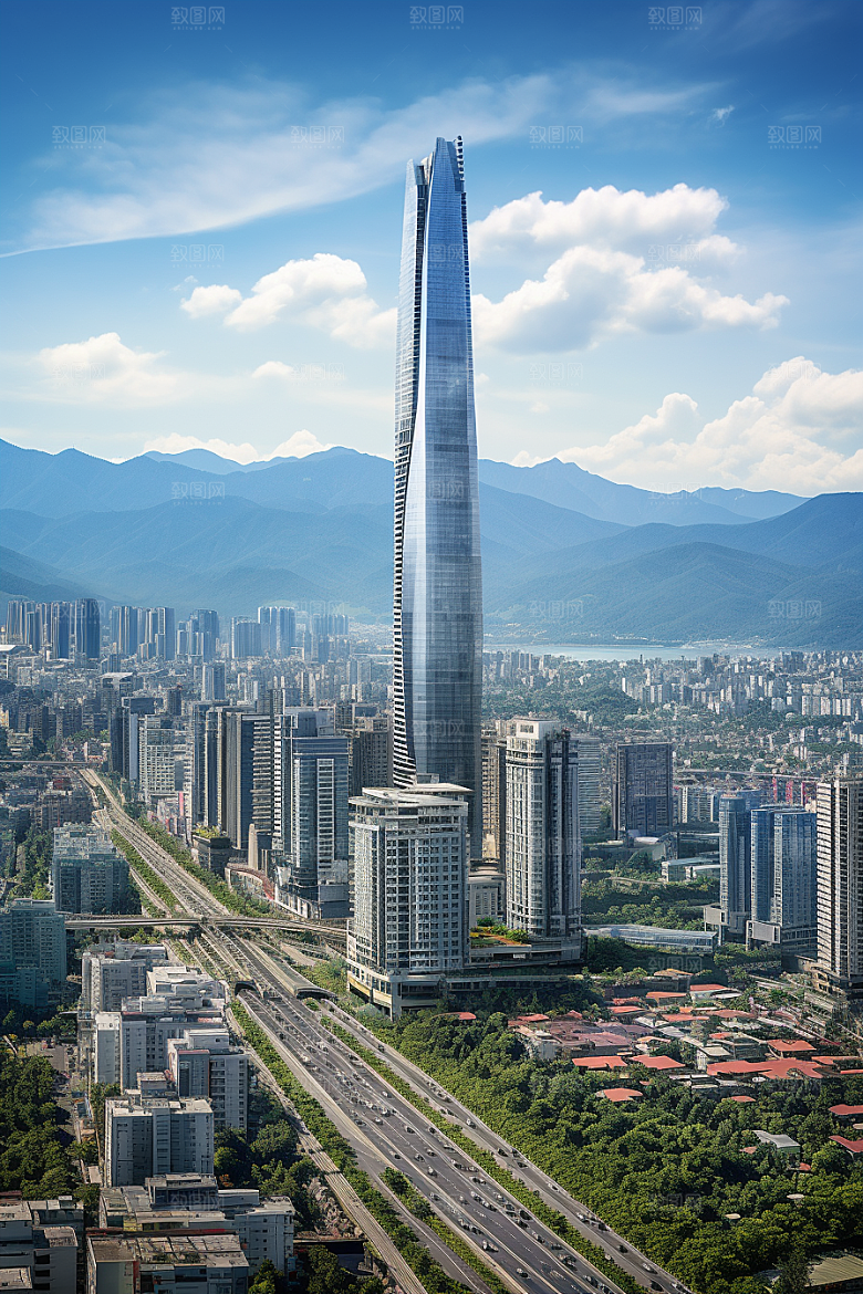 深圳城市风光风景旅行摄影图