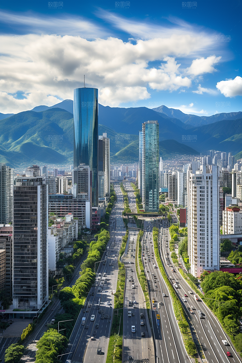 深圳城市风光地标旅游摄影图