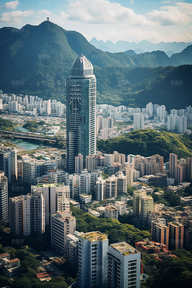 深圳城市风光景色国内游摄影图