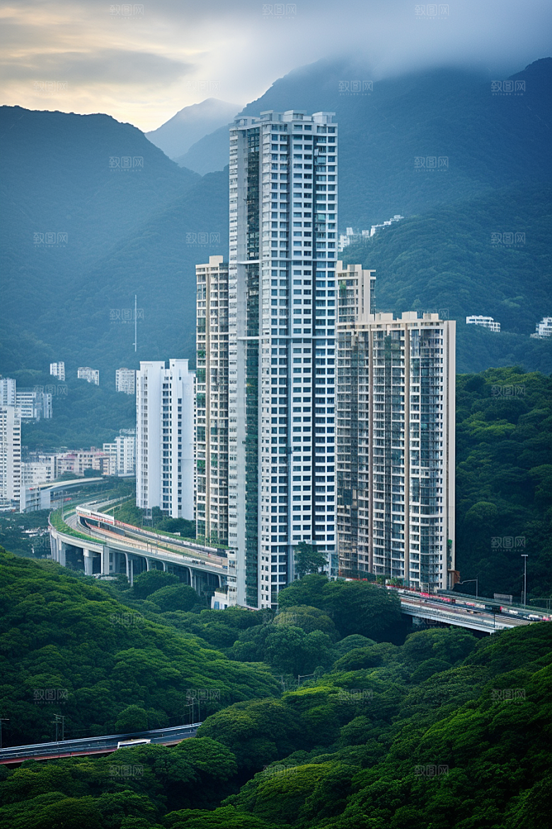 深圳城市风光高清经济特区摄影图