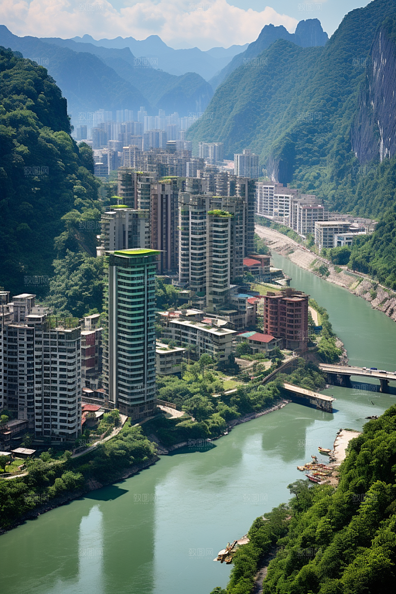 深圳城市风光国内游旅行摄影图