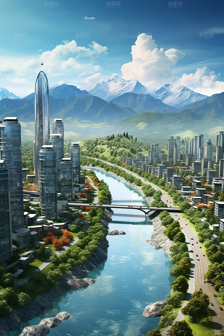深圳城市风光景色旅行摄影图
