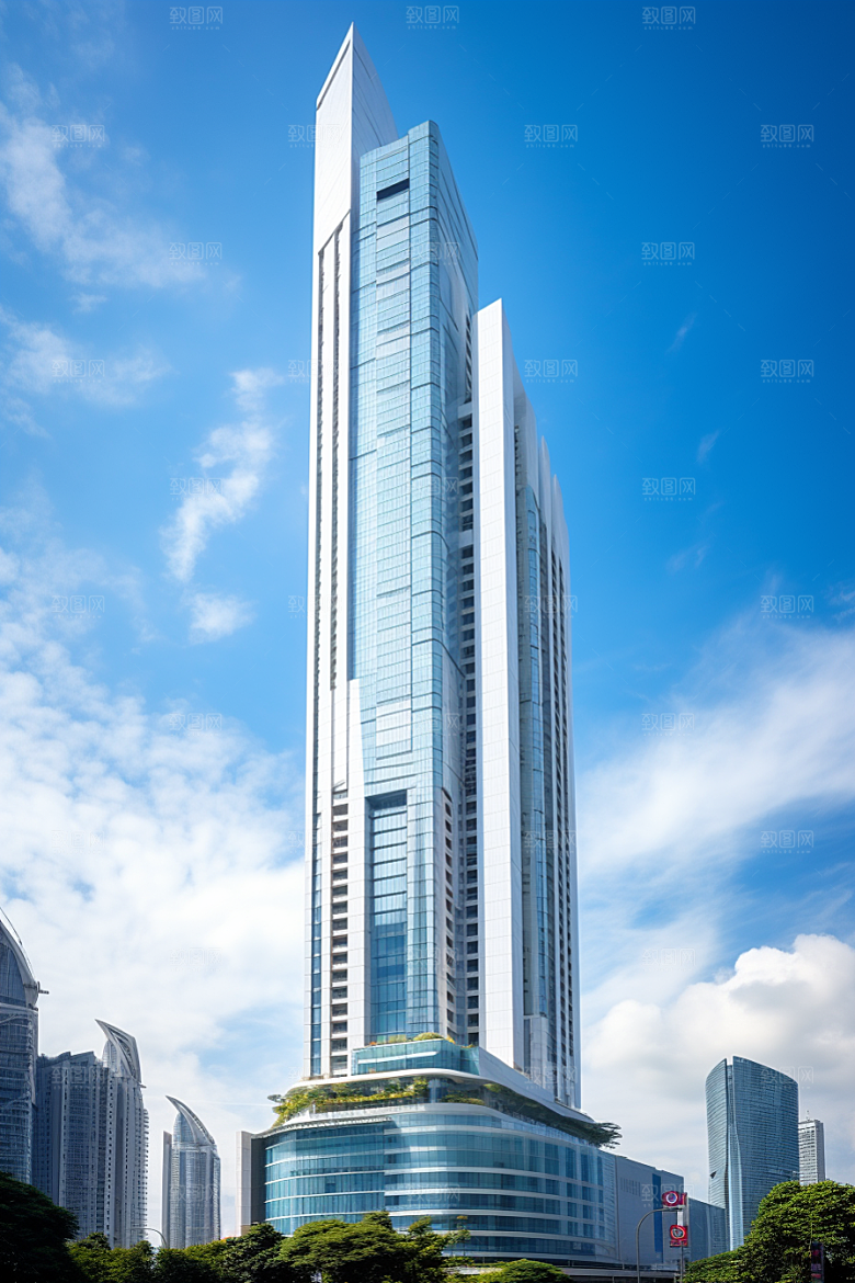 深圳城市风光都市现代化摄影图