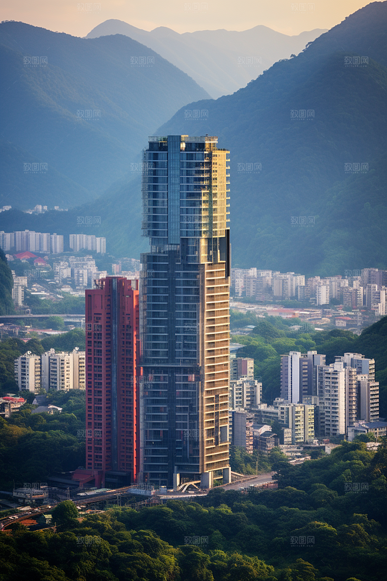 深圳城市风光旅游旅行摄影图