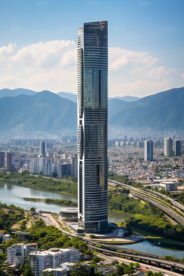 深圳城市风光新城旅行摄影图