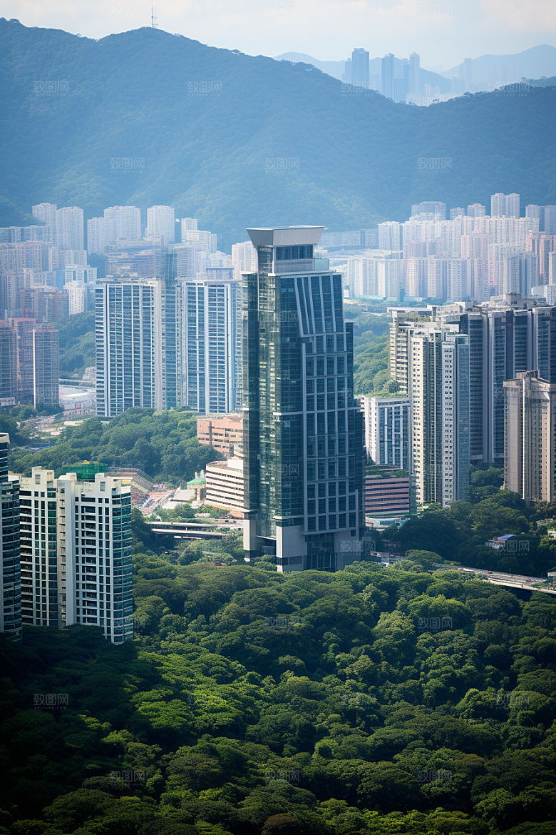 深圳城市风光经济特区都市摄影图