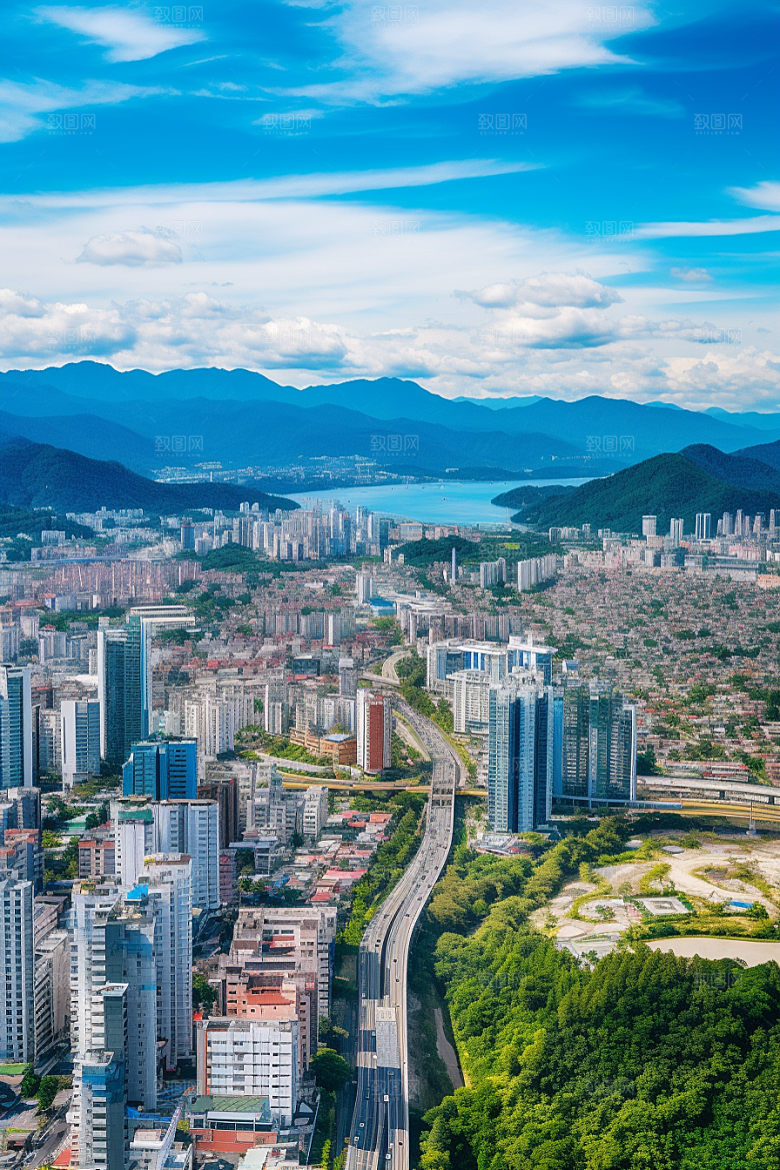 深圳城市风光高清都市摄影图
