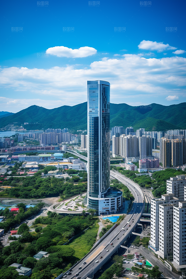 深圳城市风光旅行旅游摄影图