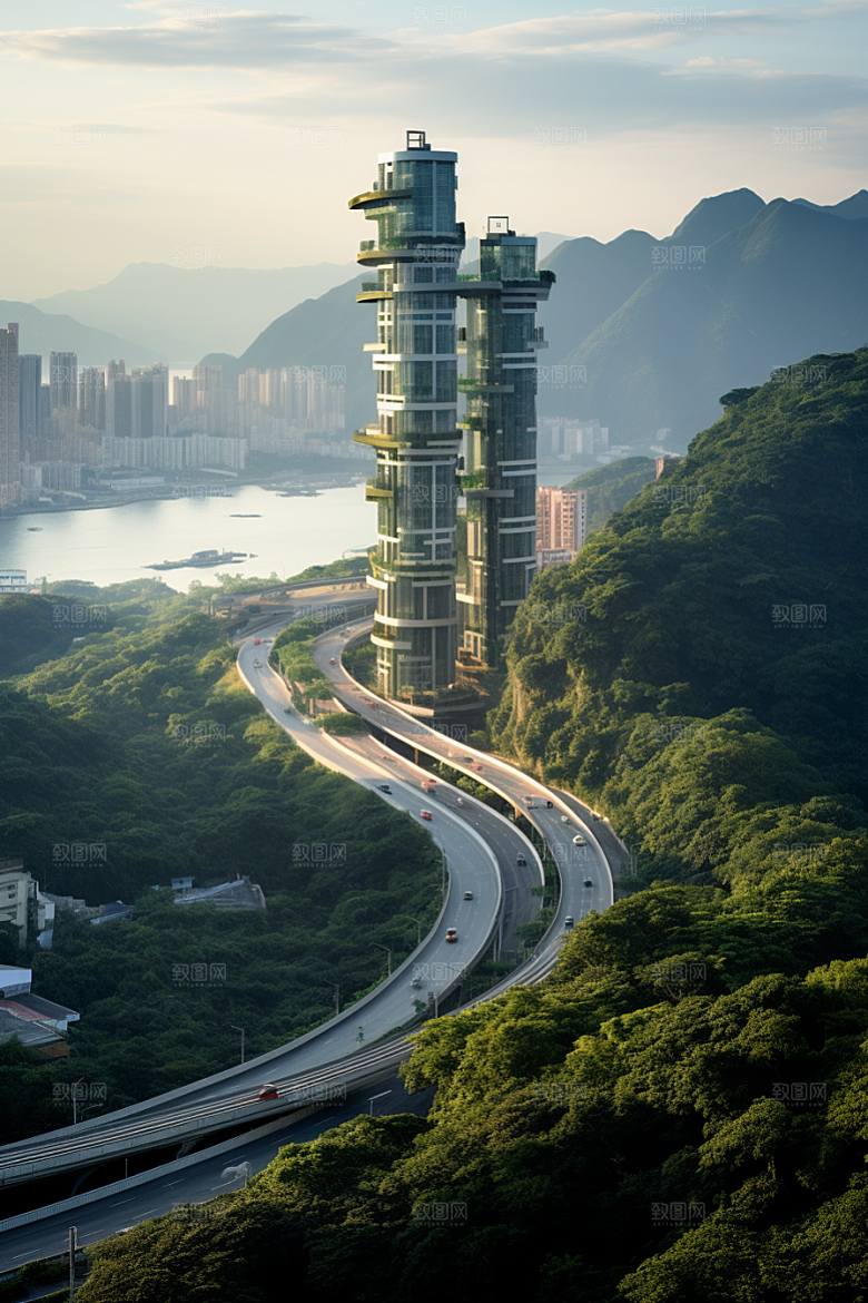 深圳城市风光旅游景色摄影图