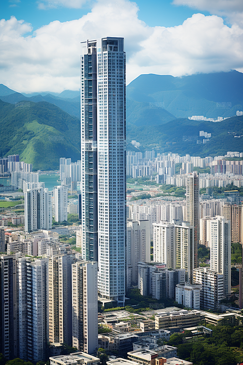 深圳城市风光经济特区地标摄影图