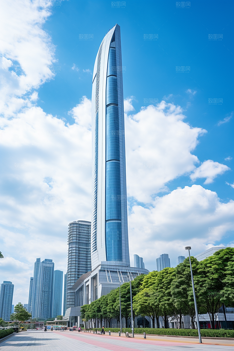 深圳城市风光旅行新城摄影图