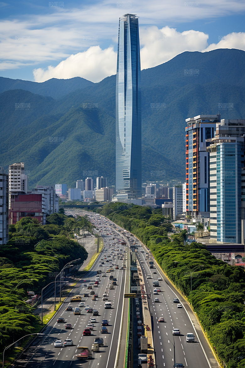深圳城市风光新城地标摄影图
