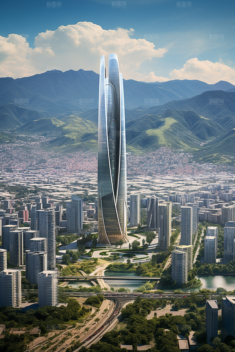 深圳城市风光旅游经济特区摄影图