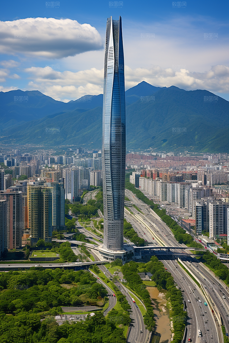 深圳城市风光都市国内游摄影图