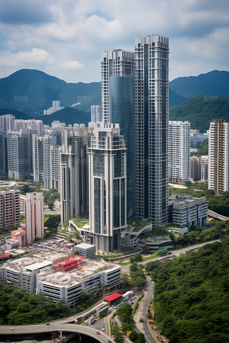 深圳城市风光景色地标摄影图