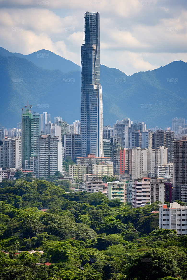 深圳城市风光高清旅游摄影图