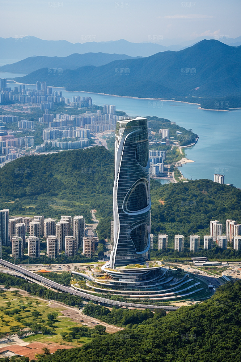 深圳城市风光新城经济特区摄影图