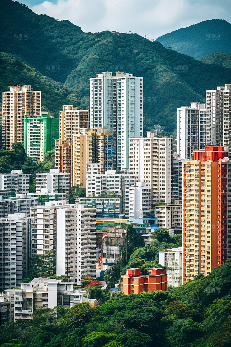 深圳城市风光景色都市摄影图