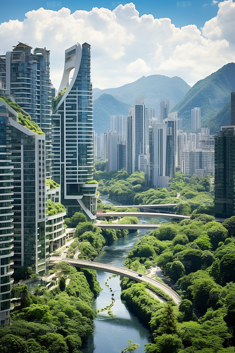 深圳城市风光高清旅游摄影图