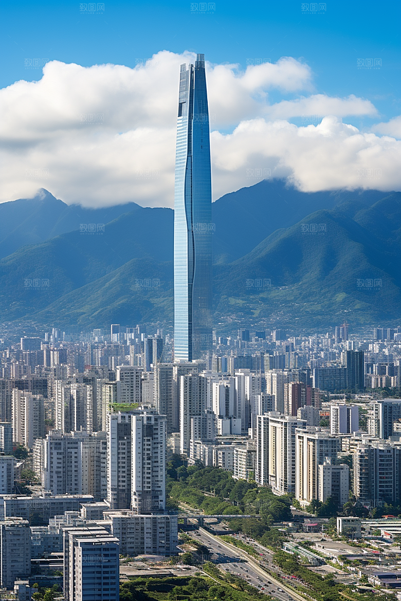 深圳城市风光景色经济特区摄影图