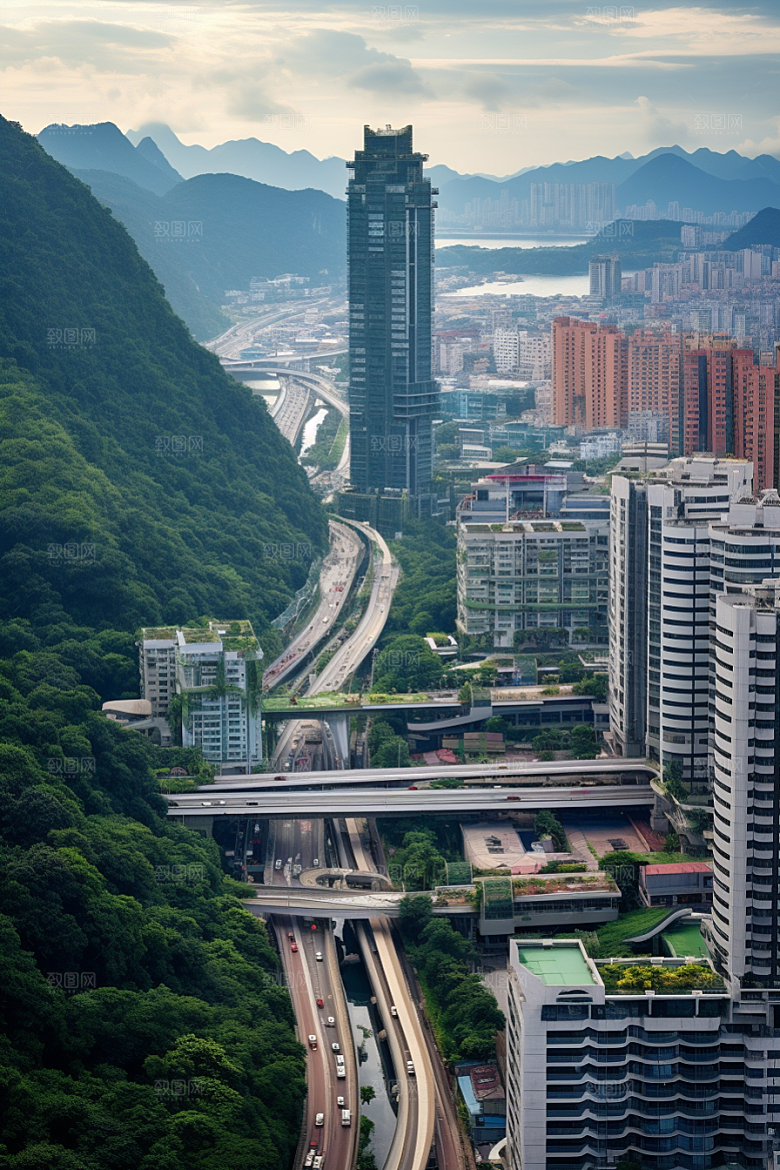 深圳城市风光风景旅游摄影图