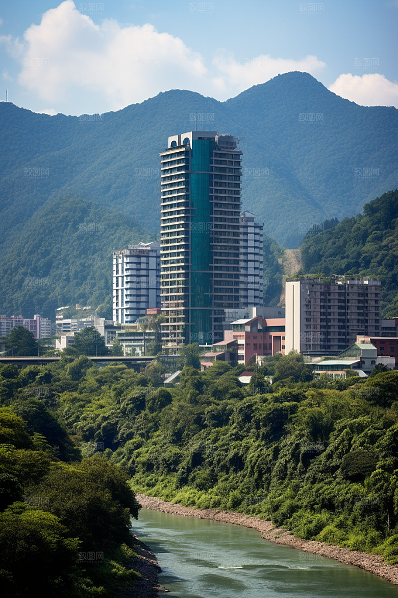 深圳城市风光旅行风景摄影图