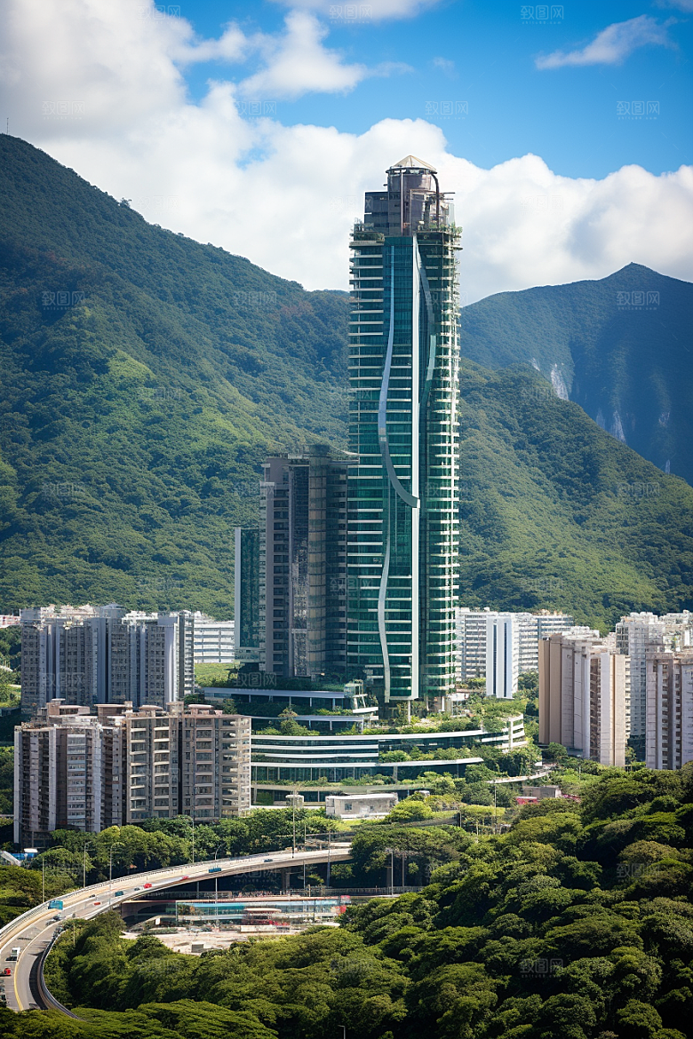 深圳城市风光国内游景色摄影图